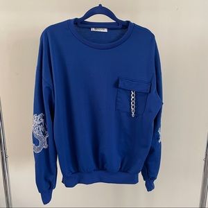 YesStyle Embroidered Dragon Shirt